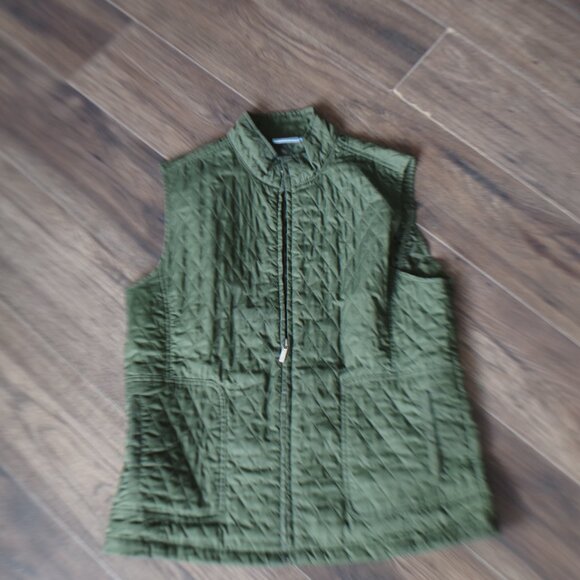 Vintage Dark Green Denver Hayes Women's Vest - Picture 1 of 3